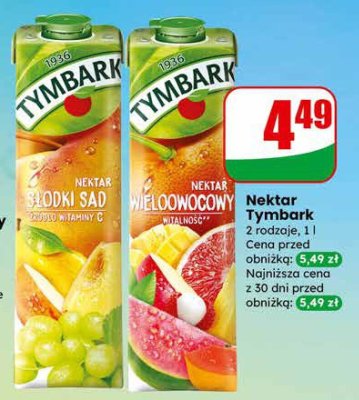 Nektar wieloowocowy promocja w Dino