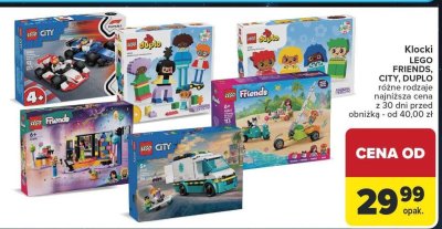 Klocki LEGO FRIENDS, CITY, DUPLO różne rodzaje promocja w Carrefour