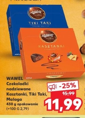 Czekoladki Wawel malaga promocja