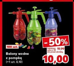 Balony wodne promocja w Kaufland