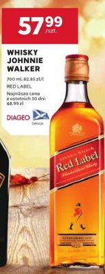 Whisky Johnnie Walker Red Label 0,7 l promocja