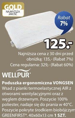 Poduszka ergonomiczna VONGSEN promocja w Jysk