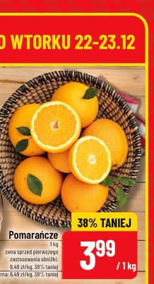Pomarańcze promocja w POLOmarket