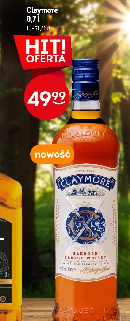 Whisky Claymore promocja