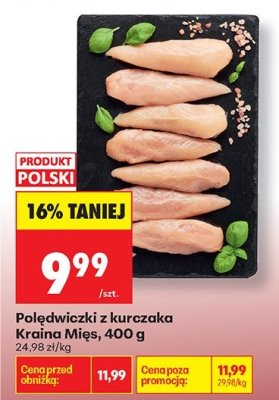 Polędwiczki z kurczaka, 400 g promocja w Biedronka