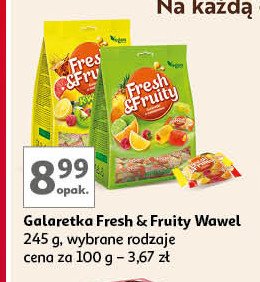 Galaretki kwaśne Wawel fresh & fruity promocja