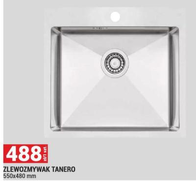 ZLEWOZMYWAK TANERO 550x480 mm promocja w Merkury Market