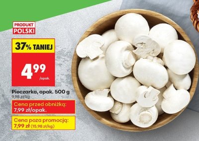 Pieczarka opak. 500 g promocja w Biedronka