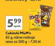 Draże orzechowe M&m's promocja w Auchan