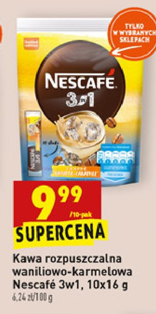 Kawa Nescafe 3in1 warmy carmel promocja