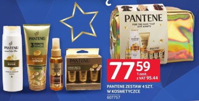 Zestaw Pantene 4 szt. w kosmetyczce promocja w Selgros