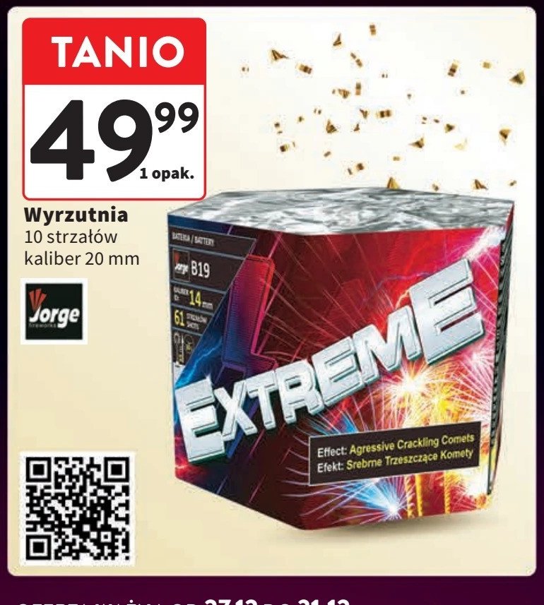 Wyrzutnia extreme b19 JORGE promocja