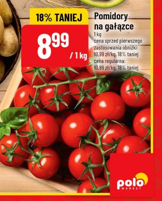 Pomidory na gałązce promocja w POLOmarket