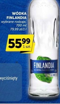 Wódka FINLANDIA wybrane rodzaje promocja w ABC