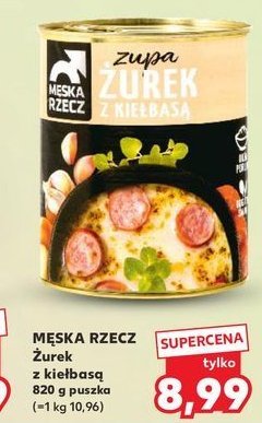 Żurek z kiełbasą Stoczek męska rzecz promocja