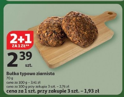Bułka typowo ziarnista promocja w Auchan