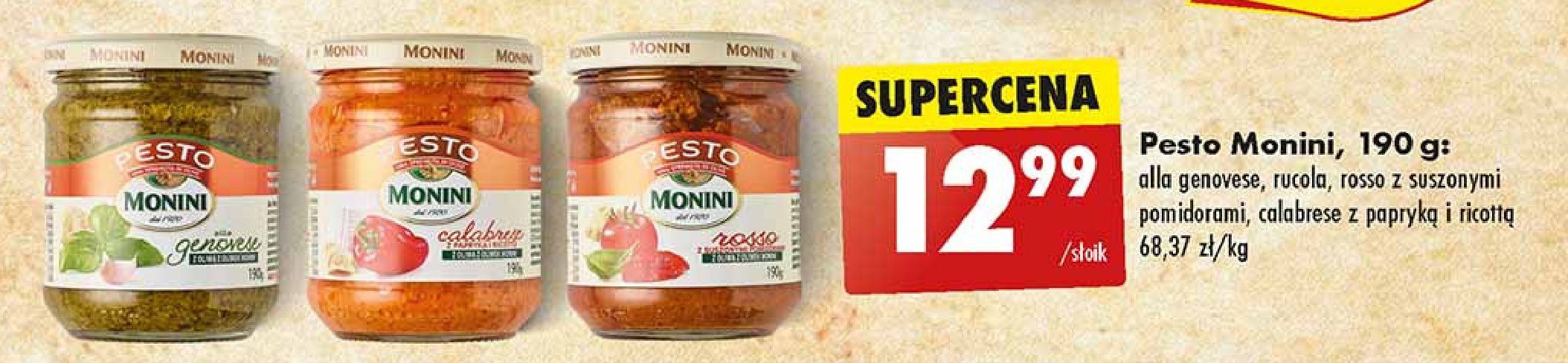 Pesto genovese Monini promocja