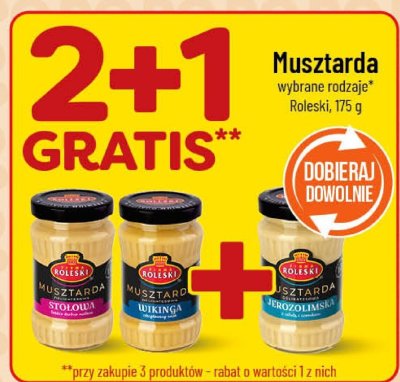 Musztarda wybrane rodzaje 175 g 2+1 GRATIS promocja w POLOmarket