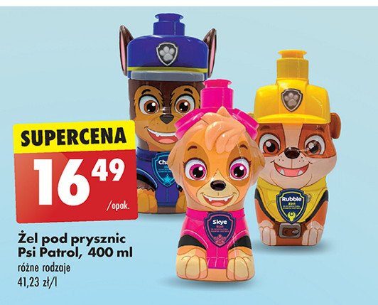 Żel pod prysznic i szampon 2w1 psi patrol marshall promocja