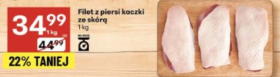 Filet z piersi kaczki ze skórą promocja w Delikatesy Centrum