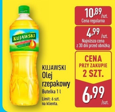 Olej rzepakowy promocja w Aldi