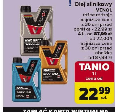 Olej 15w40 VENOL promocja