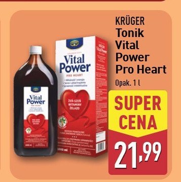 Syrop cardio kobieta Kruger vital power promocja