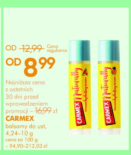 Balsam do ust arbuz Carmex promocja w Super-Pharm