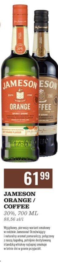 Whisky Jameson coffee promocja