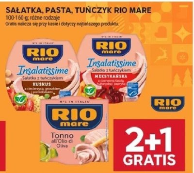 Sałatka, pasta, tuńczyk Rio Mare promocja w Stokrotka