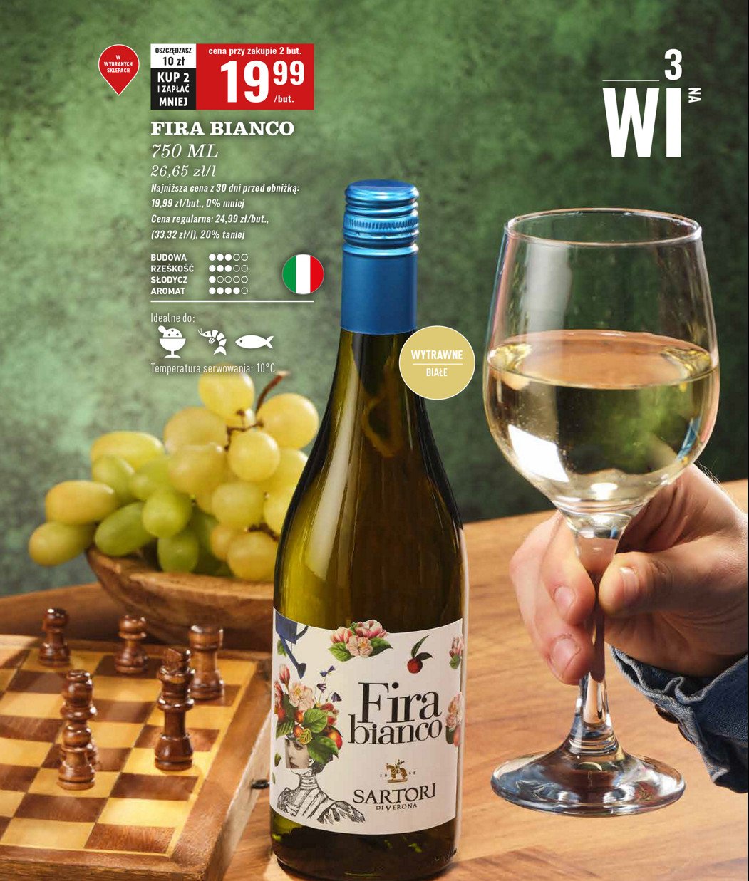 Wino Fira bianco promocja