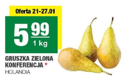 Gruszka zielona konferencja Holandia promocja w SPAR