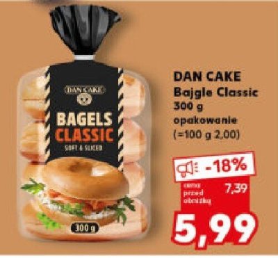 Bajgle Classic 300g  promocja w Kaufland
