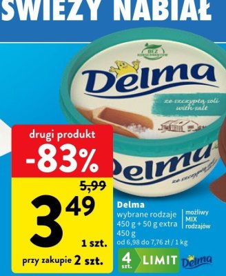 Delma mix rodzajów promocja w Intermarche