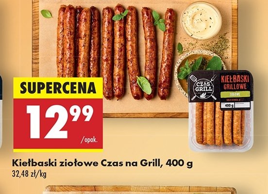 Kie艂baski grillowe zio艂owe Czas na grill promocja