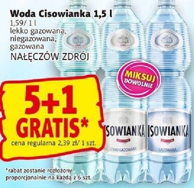 Woda Cisowianka promocja w Prim Market