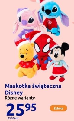 Maskotka świąteczna Disney promocja w Action