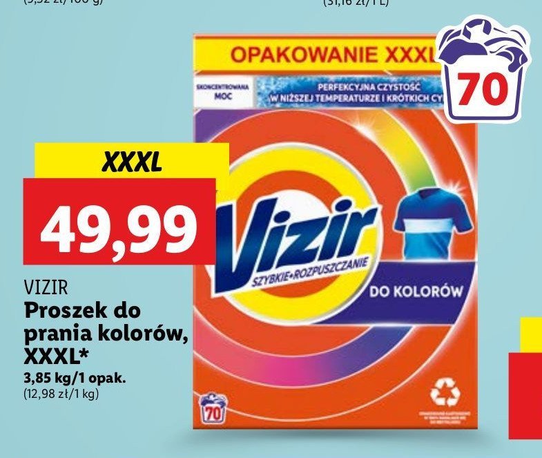 Proszek do prania color Vizir promocja