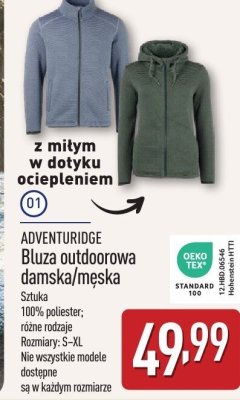 Bluza outdoorowa ADVENTURIDGE damska/męska promocja w Aldi