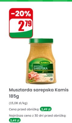 Musztarda sarepska  promocja w Dino