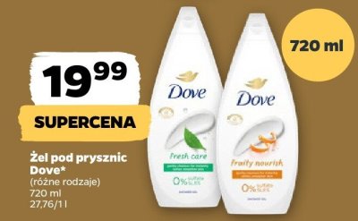 Żel pod prysznic różne rodzaje promocja w Netto