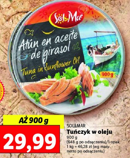 Tuńczyk w oleju Sol&mar promocja
