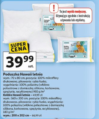 Ko艂dra hawaii 200 x 220 cm Wendre promocja