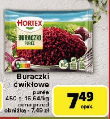 Buraczki puree Hortex promocja w Carrefour