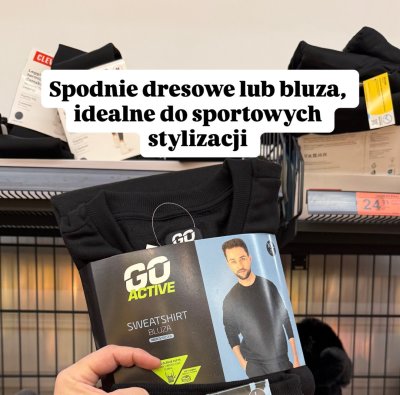 Spodnie dresowe męskie GO ACTIVE promocja w Biedronka