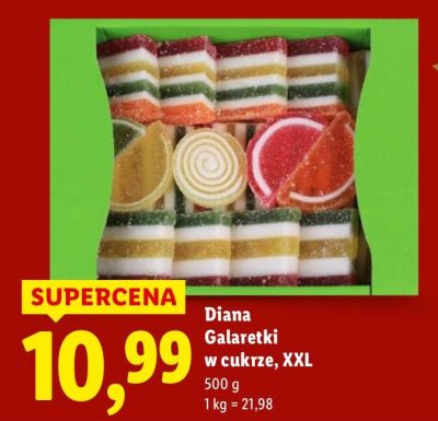 Galaretki w cukrze, XXL promocja w Lidl