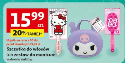 Szczotka do włosów lub zestaw do manicure promocja w Auchan