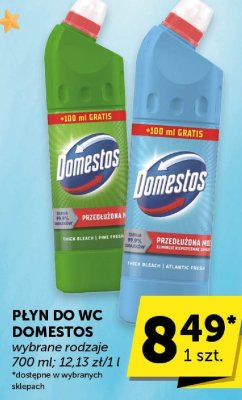 Płyn do WC Domestos wybrane rodzaje promocja w ABC