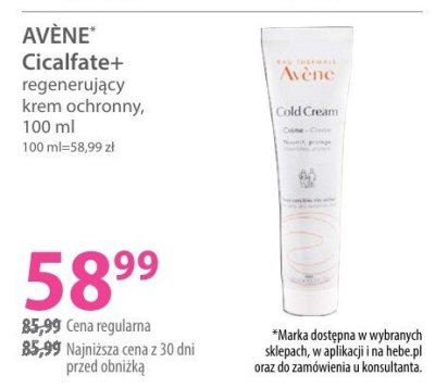 Krem regenerujący Cicalfate+ promocja w Hebe