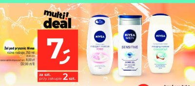 Żel pod prysznic indulgent moisture rose Nivea promocja